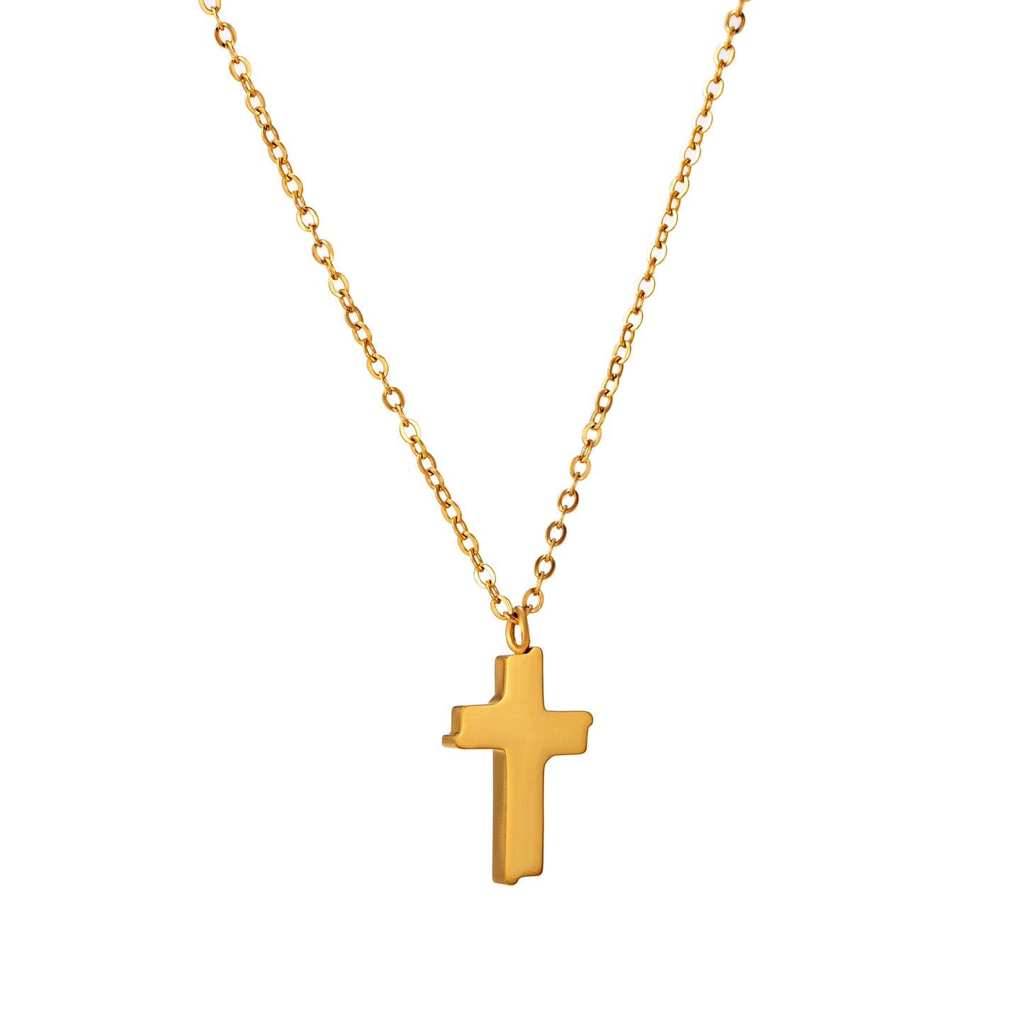 Diamond Cross Pendant Necklace