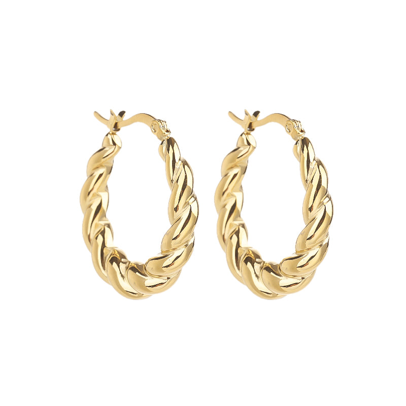Stainless Steel Hoop Earring for Women Hypoallergenic Jewelry for Sensitive Ears Large Big Hoop Earrings