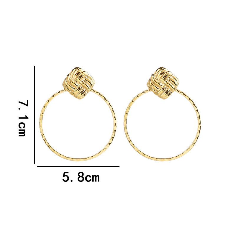 Gold  Hoop Earrings - Fashion Thin Big Hoops, Hypoallergenic,