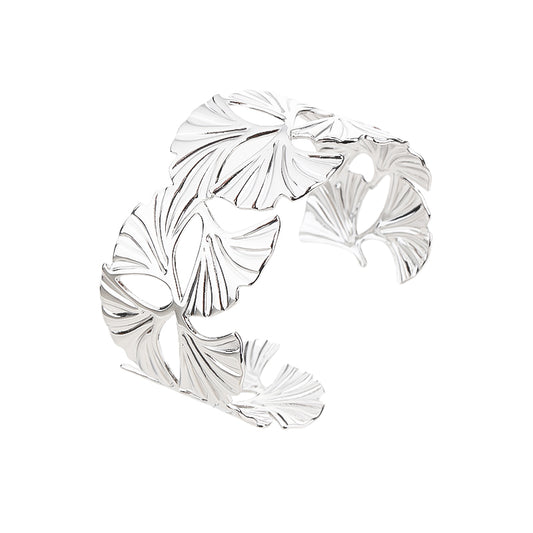 Hammered Chunky Cuff Bracelets for Women Vintage Boho Wide Bangle Bracelets Irregular Statement Bracelet Thick Arm Cuff  Silver Bracelet