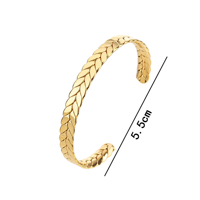 Stainless Steel Bangle Bracelet for Women