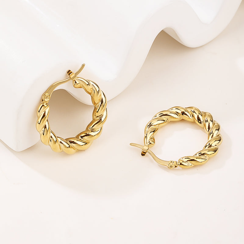 Stainless Steel Hoop Earring for Women Hypoallergenic Jewelry for Sensitive Ears Large Big Hoop Earrings