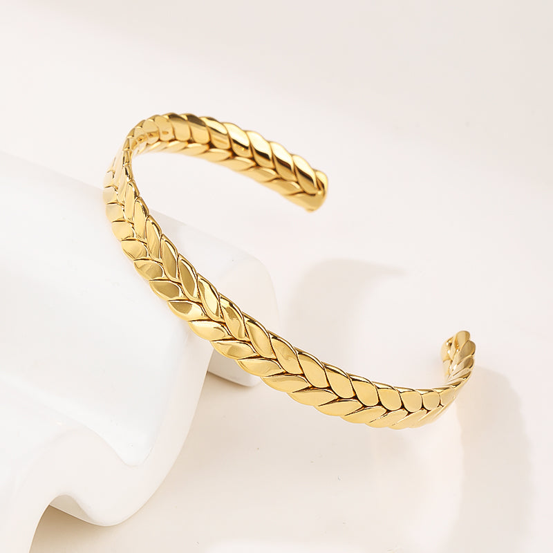 Stainless Steel Bangle Bracelet for Women