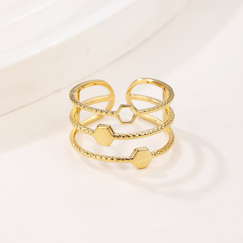 14K Gold/White Gold Plated Rings- Victorian Leaf Filigree Vintage Style Ring/Silver Rings, Gold Rings for Women