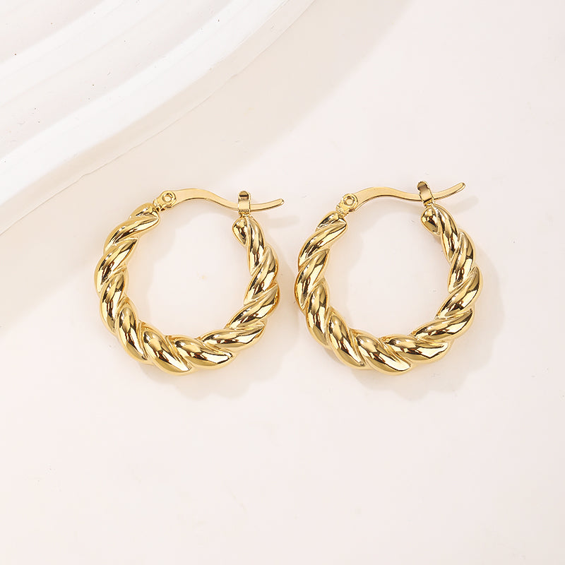 Stainless Steel Hoop Earring for Women Hypoallergenic Jewelry for Sensitive Ears Large Big Hoop Earrings