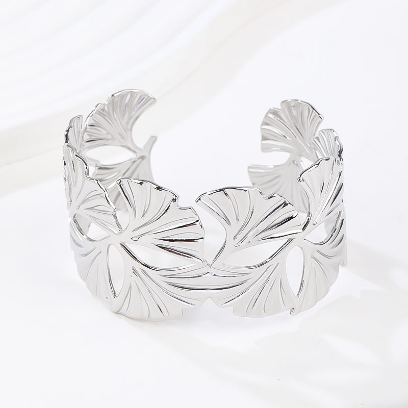 Hammered Chunky Cuff Bracelets for Women Vintage Boho Wide Bangle Bracelets Irregular Statement Bracelet Thick Arm Cuff  Silver Bracelet