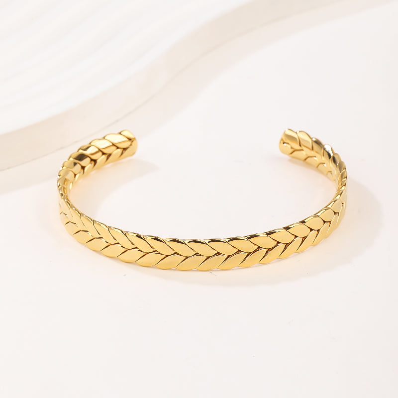 Stainless Steel Bangle Bracelet for Women