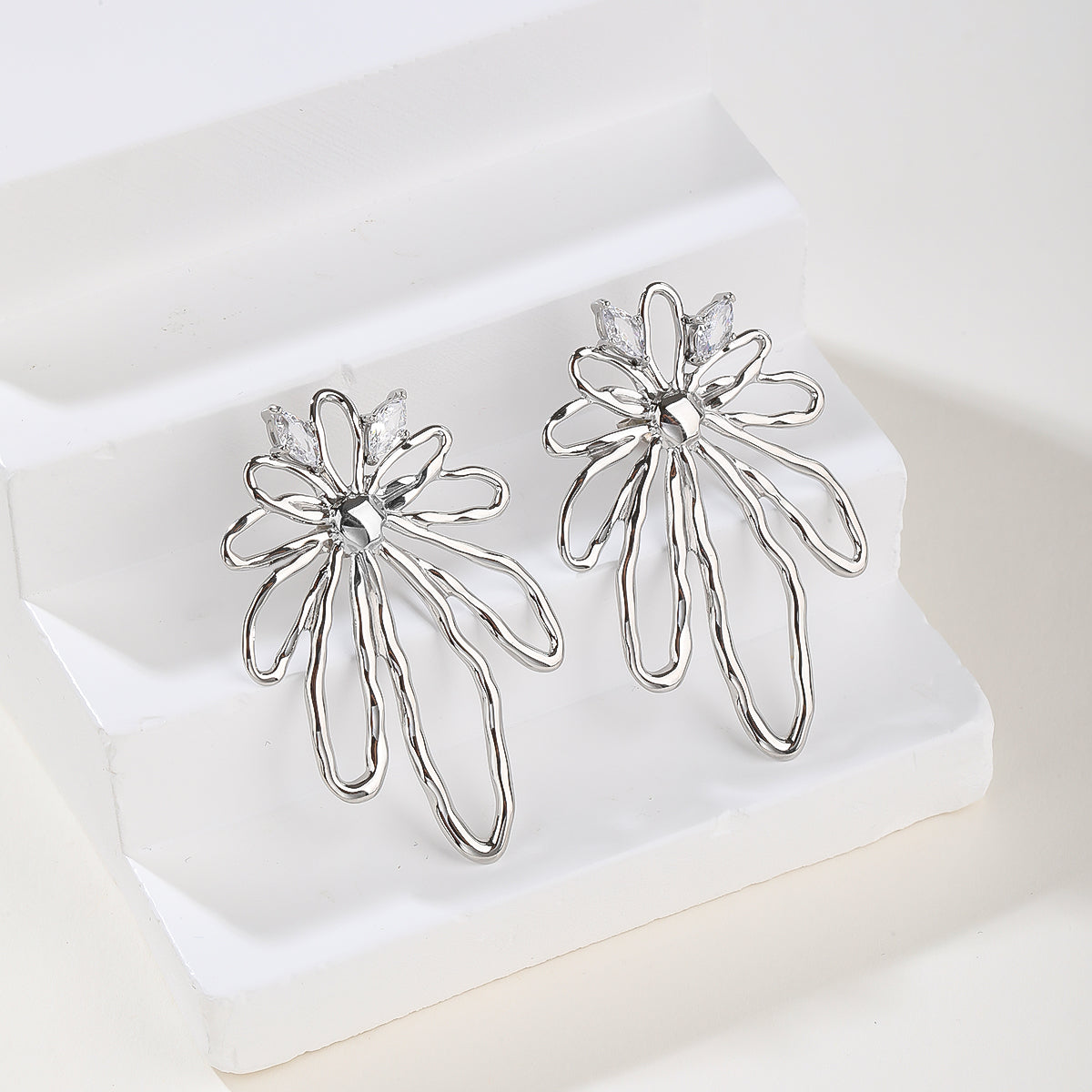 Sunflower Line Series Set includes earrings and necklace