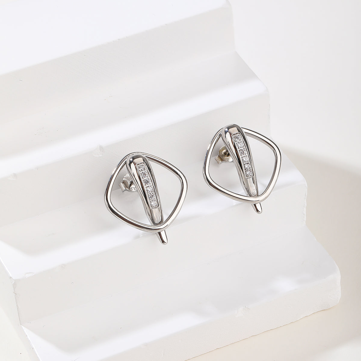 Share to New design for 2026 Jewelry Set Stainless steel necklace earring fashion jewelry set with gemstone