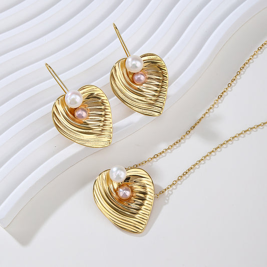 2026 Durable Stainless Steel Jewelry Set Meets daily wearing needs and is suitable for affordable fast-moving consumer channels (Copy)