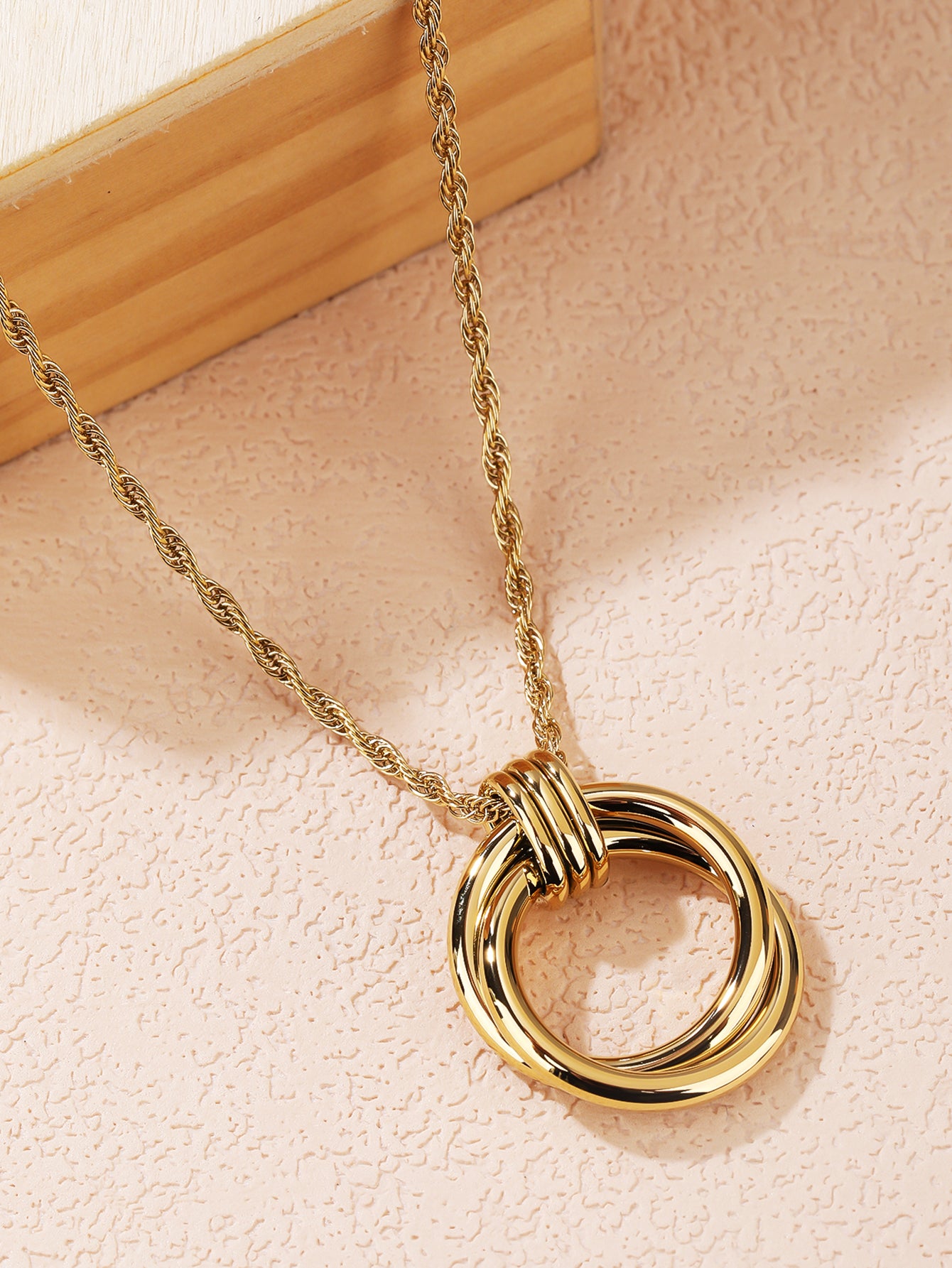 Wire Wrapped Pendant Necklace