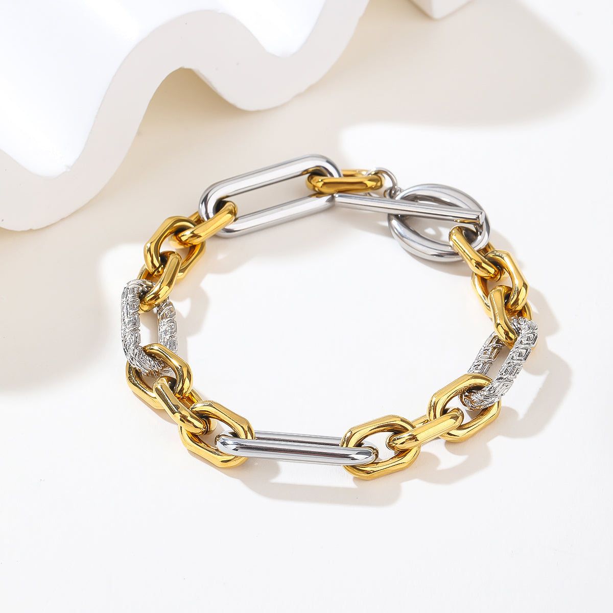Stainless Steel Cuban Link Chain and Bracelet Set for Men, Chains 3.5mm/5mm/7mm Width, No Tarnish & Durable Men's Jewelry