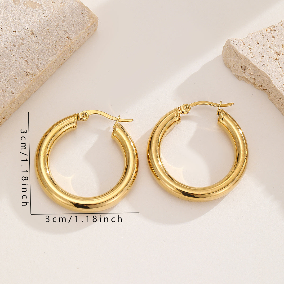 Big Size Hoops Earrings