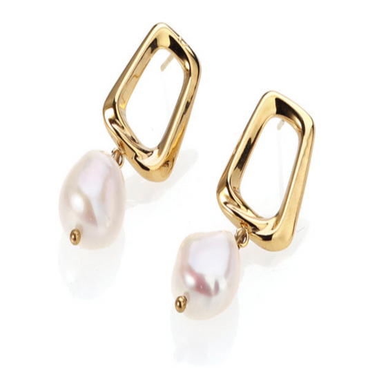 Drooped Pearls Earrings