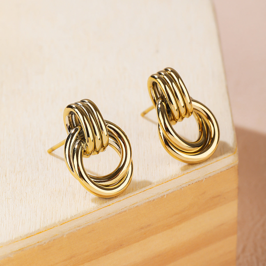 Twisted Stud Earrings